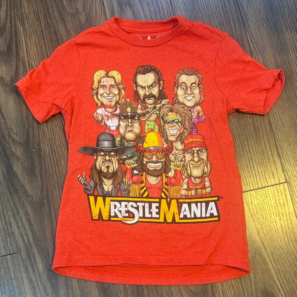 WrestleMania Kids Red T-Shirt